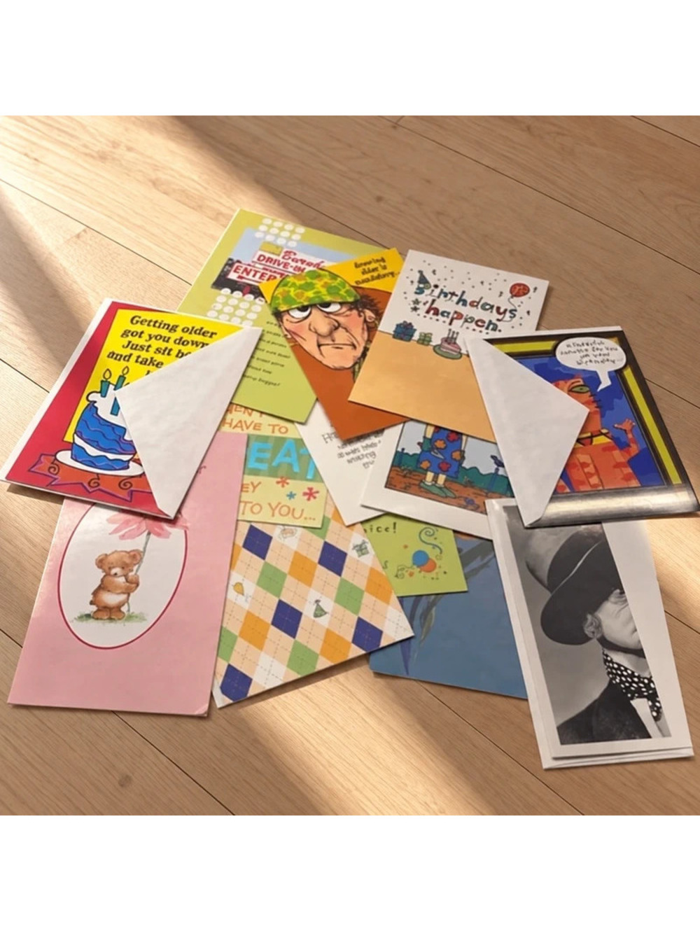 13 New Birthday Greeting Cards Assorted Funny Cute Card Lot